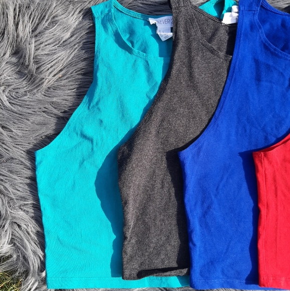 A bundle of forever 21 racerback tanks - Picture 3 of 8